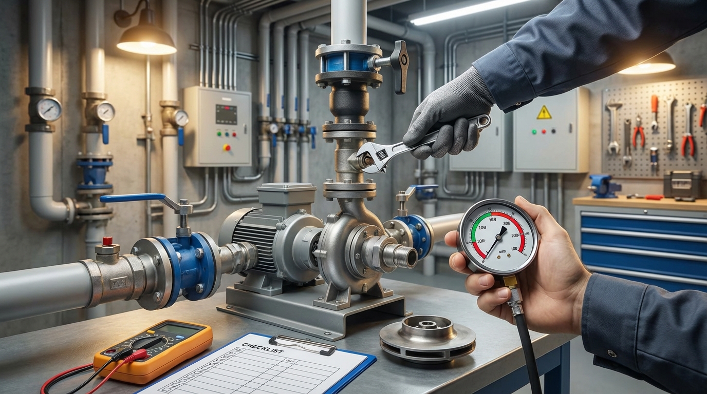 troubleshooting low pump flow