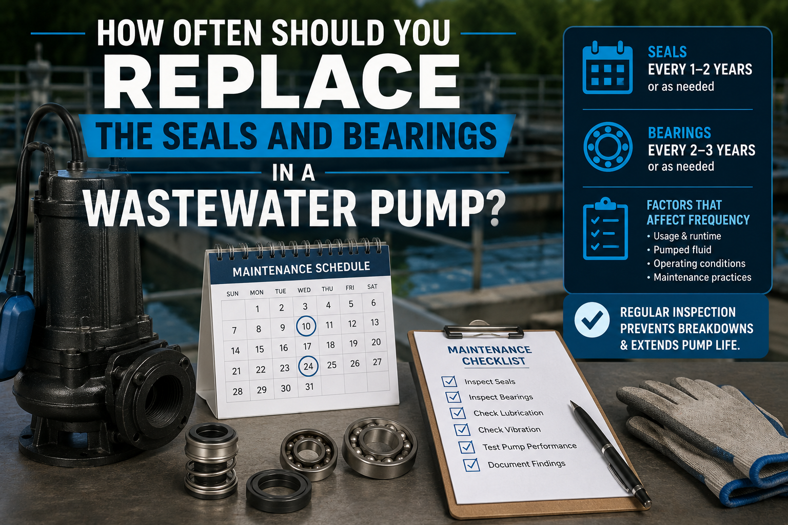 Pump maintenance schedule and tips