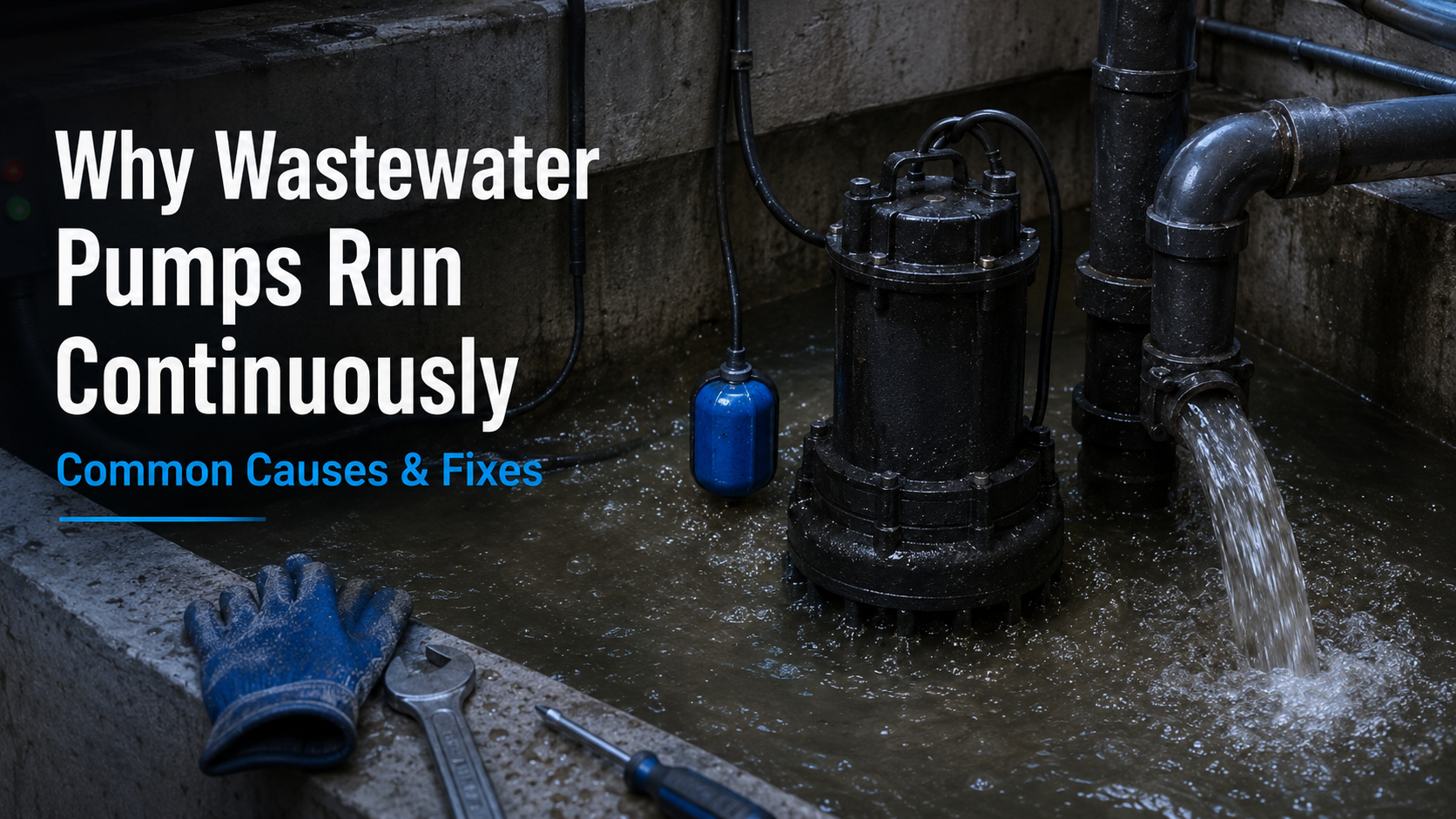 Why wastewater pumps run continuously