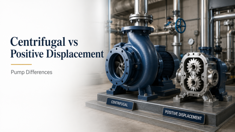 Centrifugal vs positive displacement pumps