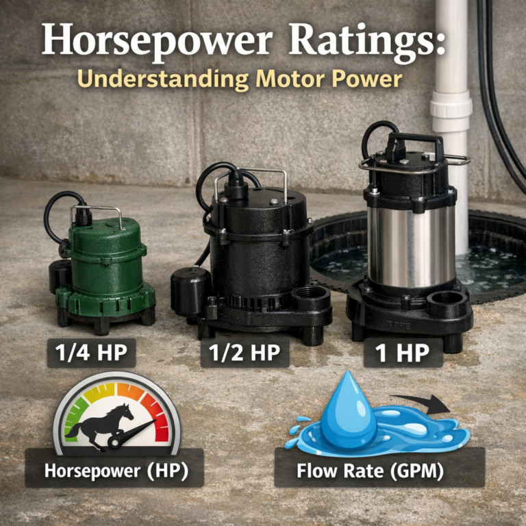 Professional illustration of Horsepower Ratings: Understanding Motor Power